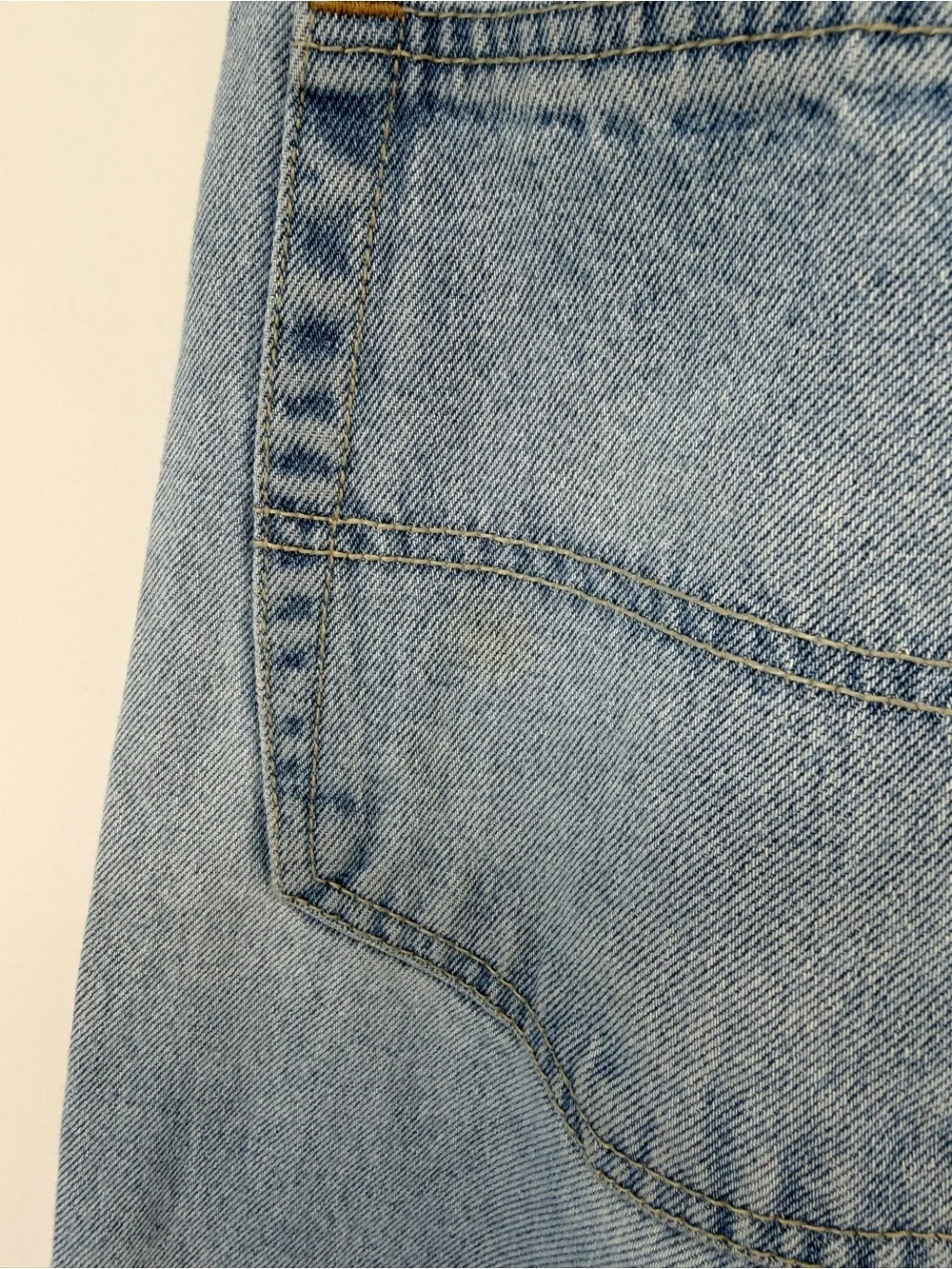 VTG Y2K Southpole Streetwear 90s Hiphop Retro SkaterBaggy Light Wash Jeans Sz36